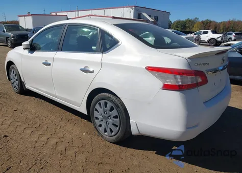 2013 Nissan Sentra S from USA, damaged, VIN 3N1AB7AP6DL732826